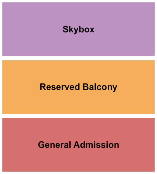 seating chart for Phoenix Concert Theatre - GA Floor/RSV Balc/Skybox - eventticketscenter.com