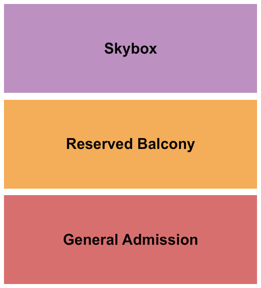 Phoenix Concert Theatre GA Floor/RSV Balc/Skybox Seating Chart