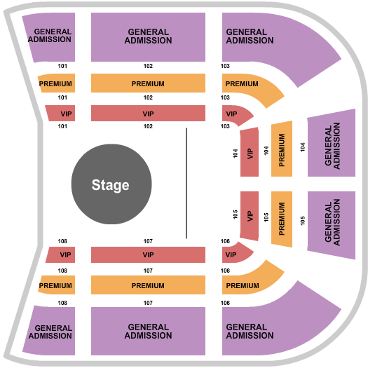 Circus Grounds at Phoenix Raceway Nuclear Circus Seating Chart