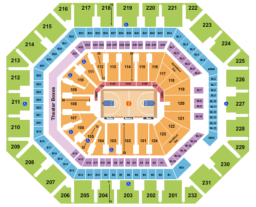 seating chart for Footprint Center - Basketball 2 - eventticketscenter.com