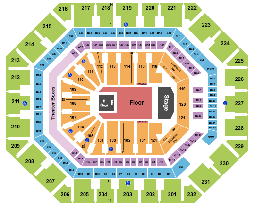 Footprint Center Tyler The Creator Seating Chart