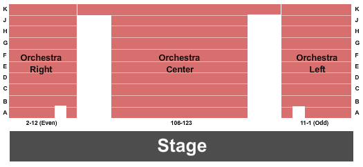 Phoenix Theatre - AZ Endstage 2 Seating Chart