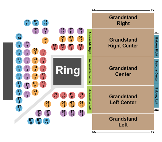 Pickering Casino Resort Boxing 2 Seating Chart