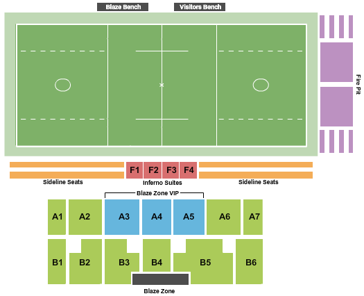 Piedmont Park & Grady Stadium Lacrosse Seating Chart