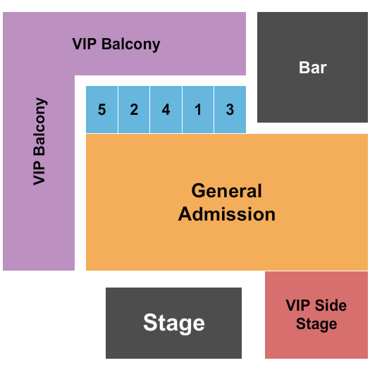 Pieres Entertainment Center Endstage GA Seating Chart