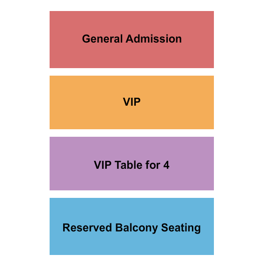 Pieres Entertainment Center GA/VIP/Balcony Seating Chart