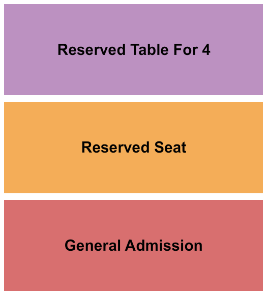 Pieres Entertainment Center GA/Reserved Seating Chart