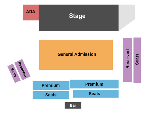 Pieres Event Center Endstage GA Floor Seating Chart