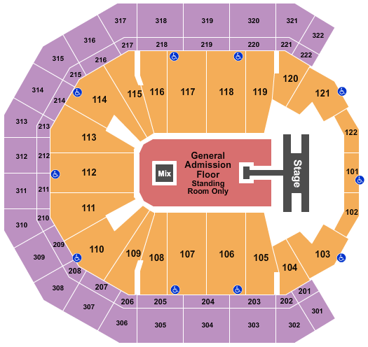 Pinnacle Bank Arena Avenged Sevenfold Seating Chart