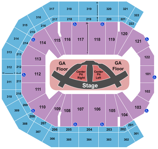Pinnacle Bank Arena Carrie Underwood Seating Chart