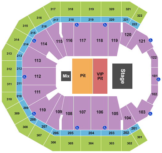 Pinnacle Bank Arena DaBaby Seating Chart