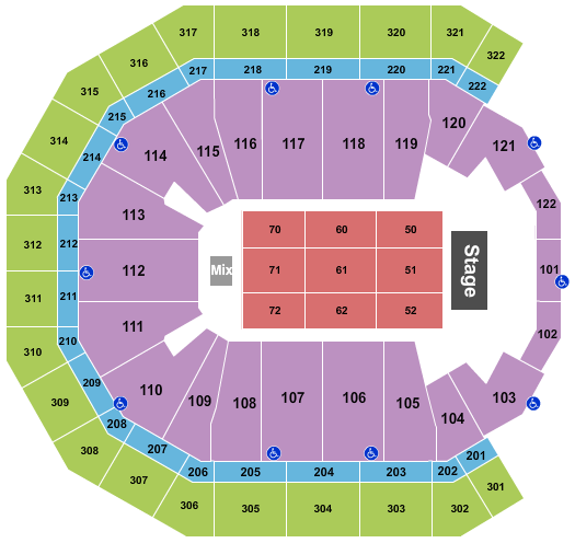 Pinnacle Bank Arena Endstage 2 Seating Chart