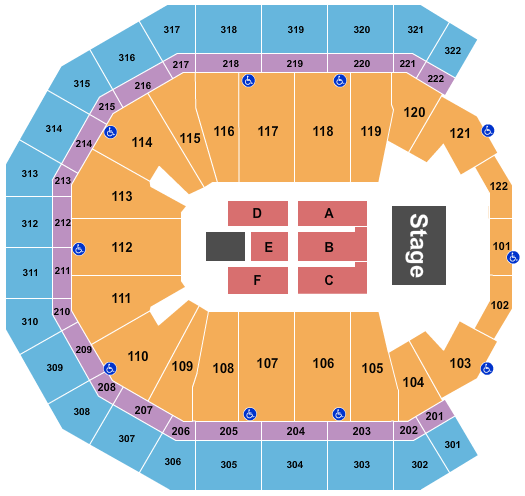 Pinnacle Bank Arena Endstage 3 Seating Chart