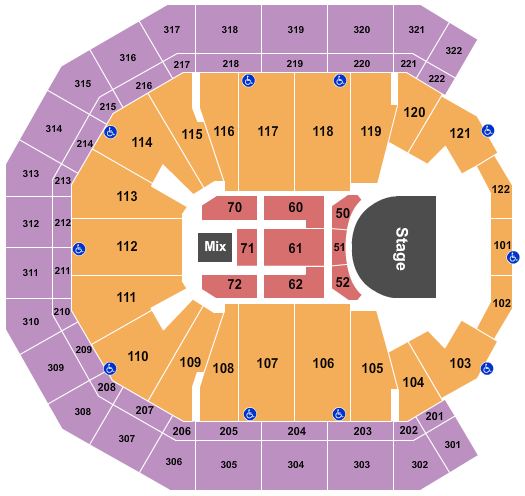 Pinnacle Bank Arena Garth Brooks Seating Chart