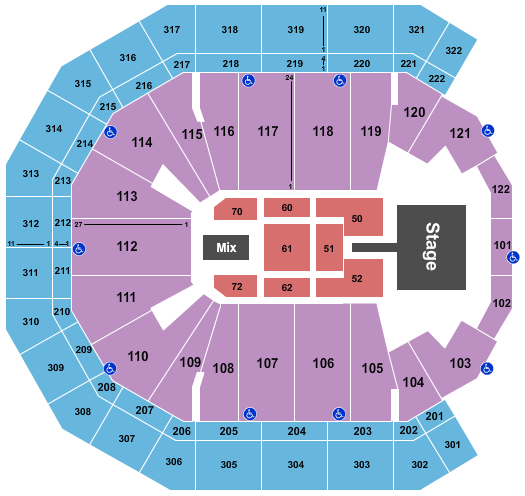 Pinnacle Bank Arena Journey Seating Chart