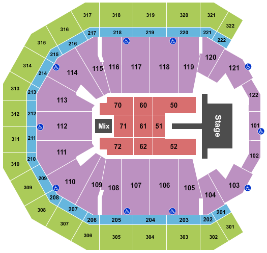 Pinnacle Bank Arena Maroon 5 Seating Chart