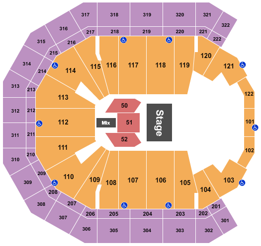 Pinnacle Bank Arena MercyMe Seating Chart