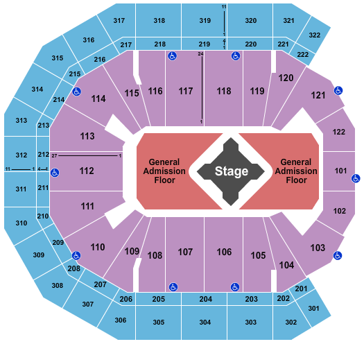 Pinnacle Bank Arena Metallica Seating Chart