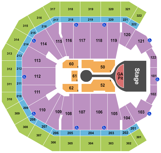 Pinnacle Bank Arena Michael Buble Seating Chart