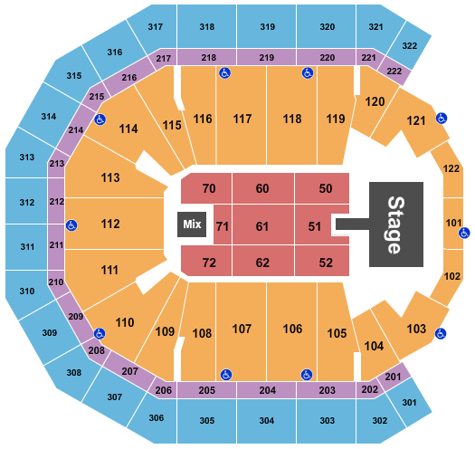 Pinnacle Bank Arena Pentatonix Seating Chart