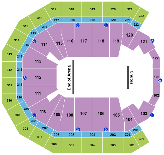 Pinnacle Bank Arena Rodeo 2 Seating Chart