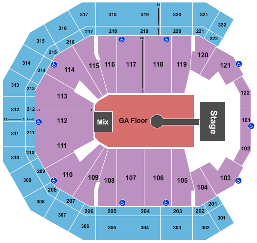 Pinnacle Bank Arena Thomas Rhett Seating Chart