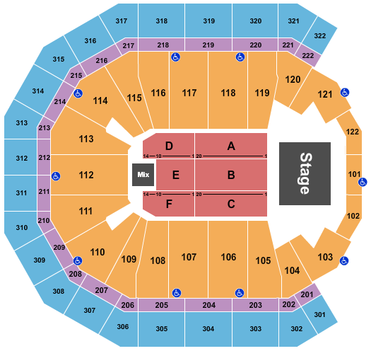 Pinnacle Bank Arena Seating Chart