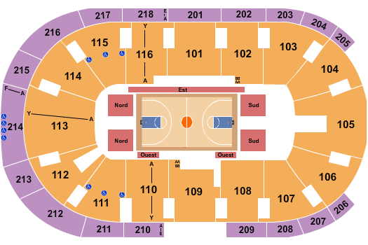 Place Bell Basketball Seating Chart