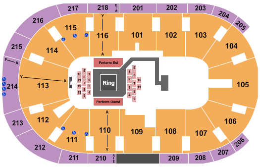 Place Bell Boxing Seating Chart