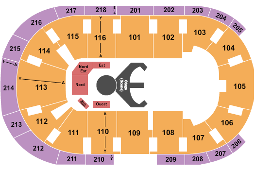 Place Bell Cirque Ovo Seating Chart