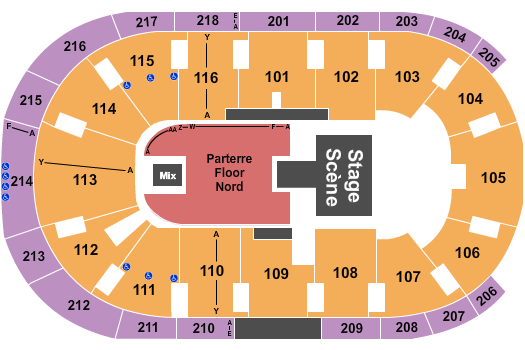 Place Bell Davido Seating Chart