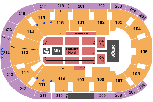 Place Bell Dierks Bentley Seating Chart