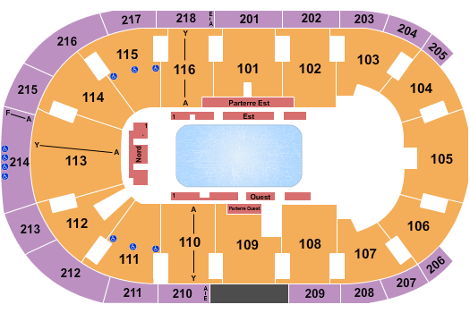 Place Bell Disney On Ice - Frozen Seating Chart