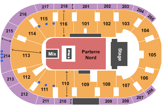 Place Bell J Balvin Seating Chart