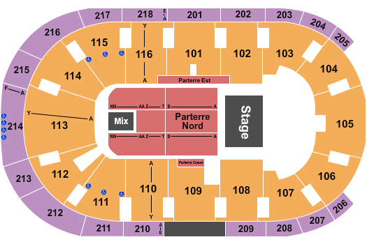 Place Bell Lindsey Stirling Seating Chart