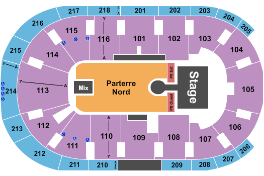 Place Bell Marie-Mai Seating Chart