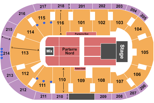 Place Bell Panic At The Disco Seating Chart