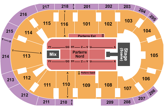 Place Bell Scorpions Seating Chart