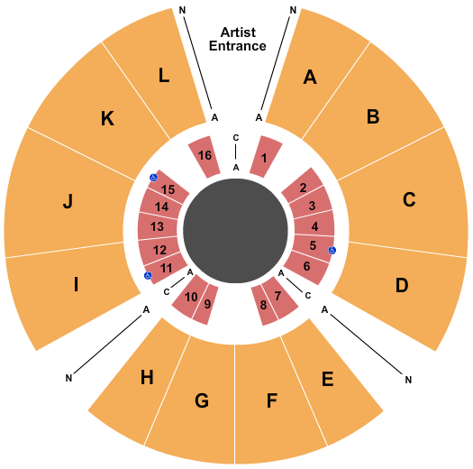 National Harbor Seating Chart & Maps Oxon Hill