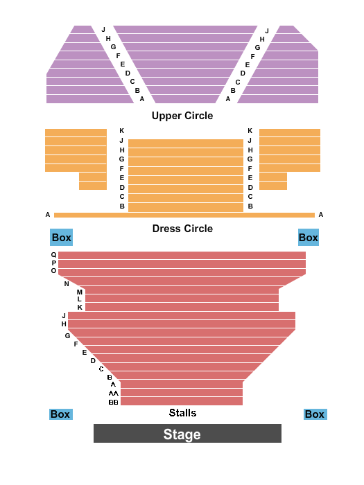 Playhouse Theatre London End Stage Seating Chart