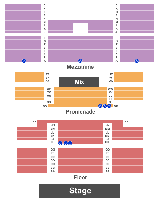 Palladium Times Square Seating Chart