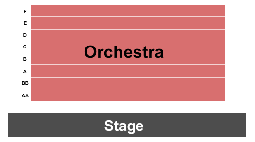 Playwrights Horizons' - Mainstage Theater End Stage Seating Chart