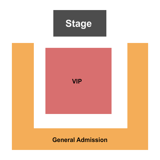 Plaza Mariachi Endstage VIP Reserved/General Admission Seating Chart