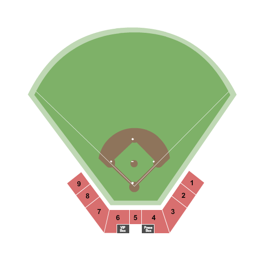 Plumeri Park Baseball Seating Chart