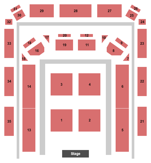 Plymouth Memorial Hall Endstage 2 Seating Chart