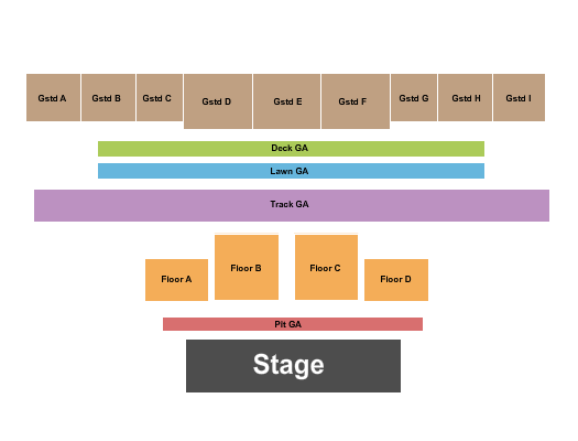 Plymouth Motor Speedway End Stage Seating Chart