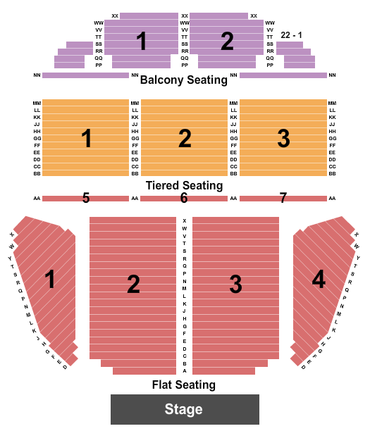 Plymouth Pavilions Endstage Flat Seating Chart