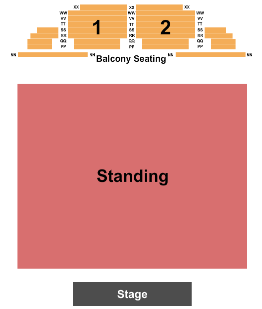 Plymouth Pavilions Endstage Standing Seating Chart