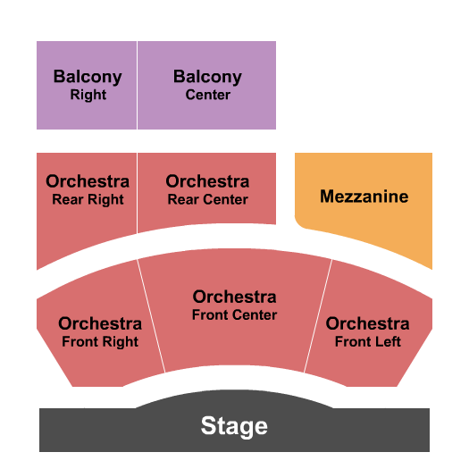 seating chart for PNC Theatre At Pittsburgh Playhouse - Endstage - eventticketscenter.com