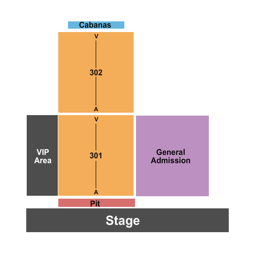 Poconos Park - PA Endstage 2 Seating Chart